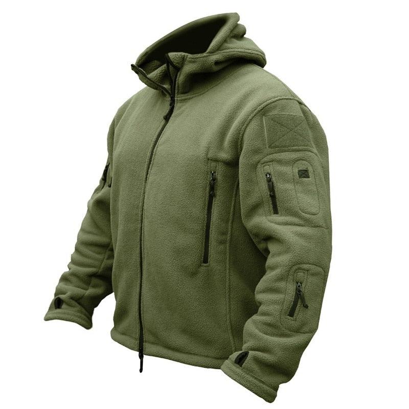 Tactical Jacket Combat Jacket Outdoor Sports Hiking Men's Lightweight Soft Jacket Warm Multi-Pockets Outdoor Hooded Jacket Adventure Jacket For Hiking Training Stevvex