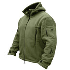 Tactical Jacket Combat Jacket Outdoor Sports Hiking Men's Lightweight Soft Jacket Warm Multi-Pockets Outdoor Hooded Jacket Adventure Jacket For Hiking Training Stevvex