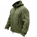 Tactical Jacket Combat Jacket Outdoor Sports Hiking Men's Lightweight Soft Jacket Warm Multi-Pockets Outdoor Hooded Jacket Adventure Jacket For Hiking Training Stevvex