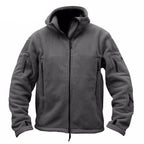 Tactical Jacket Combat Jacket Outdoor Sports Hiking Men's Lightweight Soft Jacket Warm Multi-Pockets Outdoor Hooded Jacket Adventure Jacket For Hiking Training Stevvex