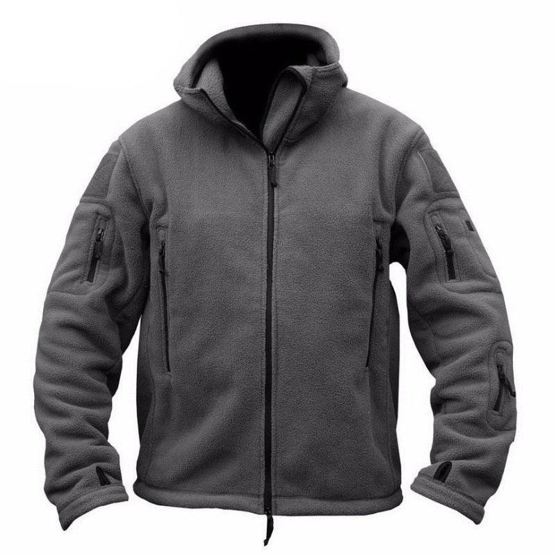 Tactical Jacket Combat Jacket Outdoor Sports Hiking Men's Lightweight Soft Jacket Warm Multi-Pockets Outdoor Hooded Jacket Adventure Jacket For Hiking Training Stevvex