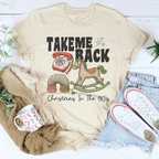 Take Me Back Christmas In The 90's Tee Peachy Sunday