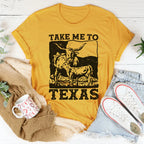 Take Me To Texas Tee Peachy Sunday