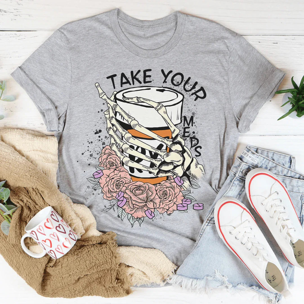 Take Your Meds Tee Peachy Sunday