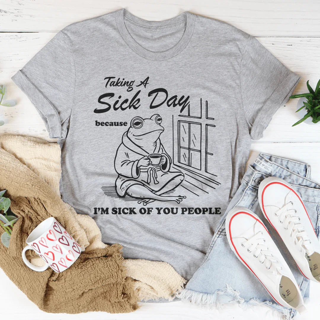Taking A S-ck Day Tee Peachy Sunday