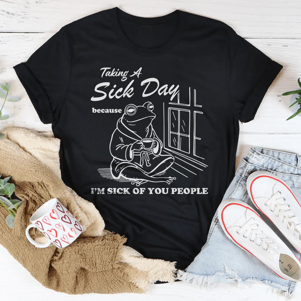 Taking A S-ck Day Tee Peachy Sunday