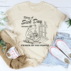 Taking A S-ck Day Tee Peachy Sunday