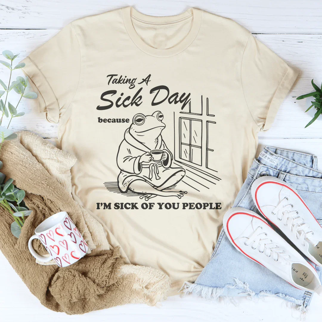 Taking A S-ck Day Tee Peachy Sunday