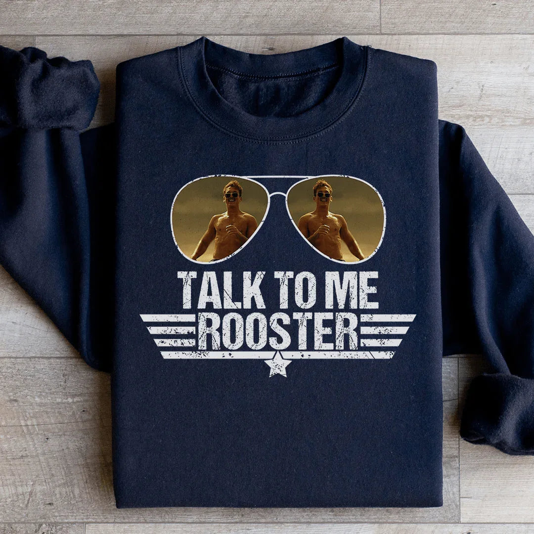 Talk To Me Rooster Sweatshirt Peachy Sunday