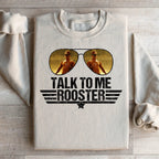 Talk To Me Rooster Sweatshirt Peachy Sunday