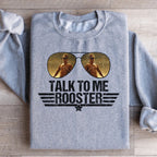 Talk To Me Rooster Sweatshirt Peachy Sunday