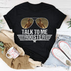 Talk To Me Rooster Tee Peachy Sunday