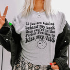Talking Behind My Back Tee Peachy Sunday