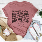 Talking Behind My Back Tee Peachy Sunday