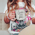 Love Talking To Myself 14.5oz Ceramic Coffee Mug Funny Self Talk Gift BandsCo Straps