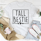 Tall Bestie Short Bestie Tee Peachy Sunday