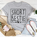 Tall Bestie Short Bestie Tee Peachy Sunday