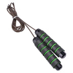 Tangle-Free Rapid Speed Jumping Rope Cable With Ball Bearings Steel Skipping Rope Adjustable Rapid Speed Jumping Ropes Cable Foam Handles Steel Jump Ropes For Gym Fitness Home Exercise Stevvex