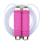 Tangle-Free Rapid Speed Jumping Rope Cable With Ball Bearings Steel Skipping Rope Adjustable Rapid Speed Jumping Ropes Cable Foam Handles Steel Jump Ropes For Gym Fitness Home Exercise Stevvex