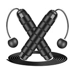 Tangle-Free Rapid Speed Jumping Rope Cable With Ball Bearings Steel Skipping Rope Adjustable Rapid Speed Jumping Ropes Cable Foam Handles Steel Jump Ropes For Gym Fitness Home Exercise Stevvex