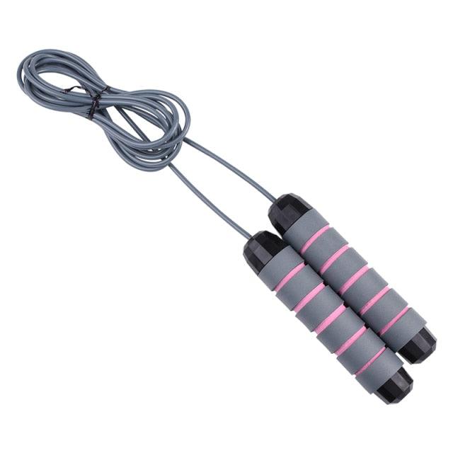 Tangle-Free Rapid Speed Jumping Rope Cable With Ball Bearings Steel Skipping Rope Adjustable Rapid Speed Jumping Ropes Cable Foam Handles Steel Jump Ropes For Gym Fitness Home Exercise Stevvex