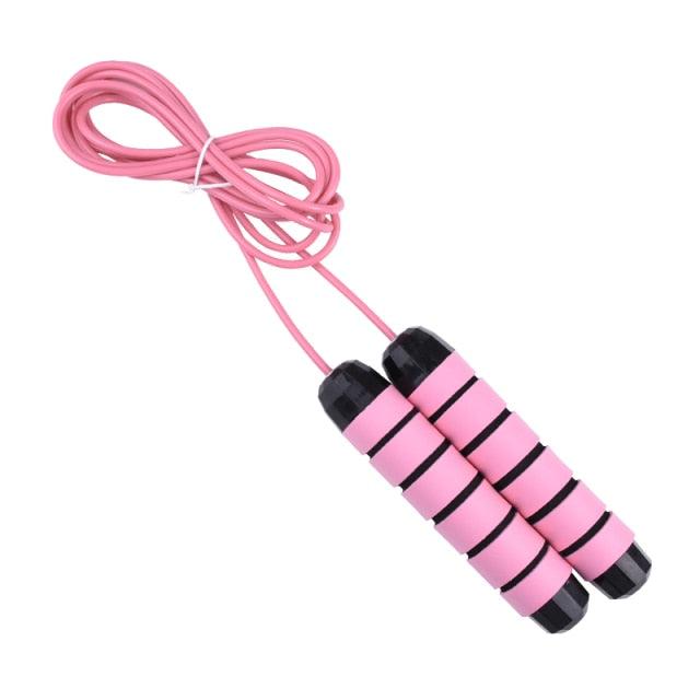 Tangle-Free Rapid Speed Jumping Rope Cable With Ball Bearings Steel Skipping Rope Adjustable Rapid Speed Jumping Ropes Cable Foam Handles Steel Jump Ropes For Gym Fitness Home Exercise Stevvex