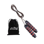Tangle-Free Rapid Speed Jumping Rope Cable With Ball Bearings Steel Skipping Rope Adjustable Rapid Speed Jumping Ropes Cable Foam Handles Steel Jump Ropes For Gym Fitness Home Exercise Stevvex