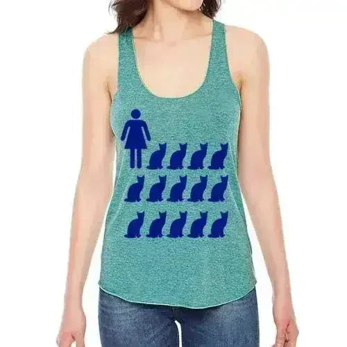 Crazy cat lady tank top - SJB-DIAMOND ELITES