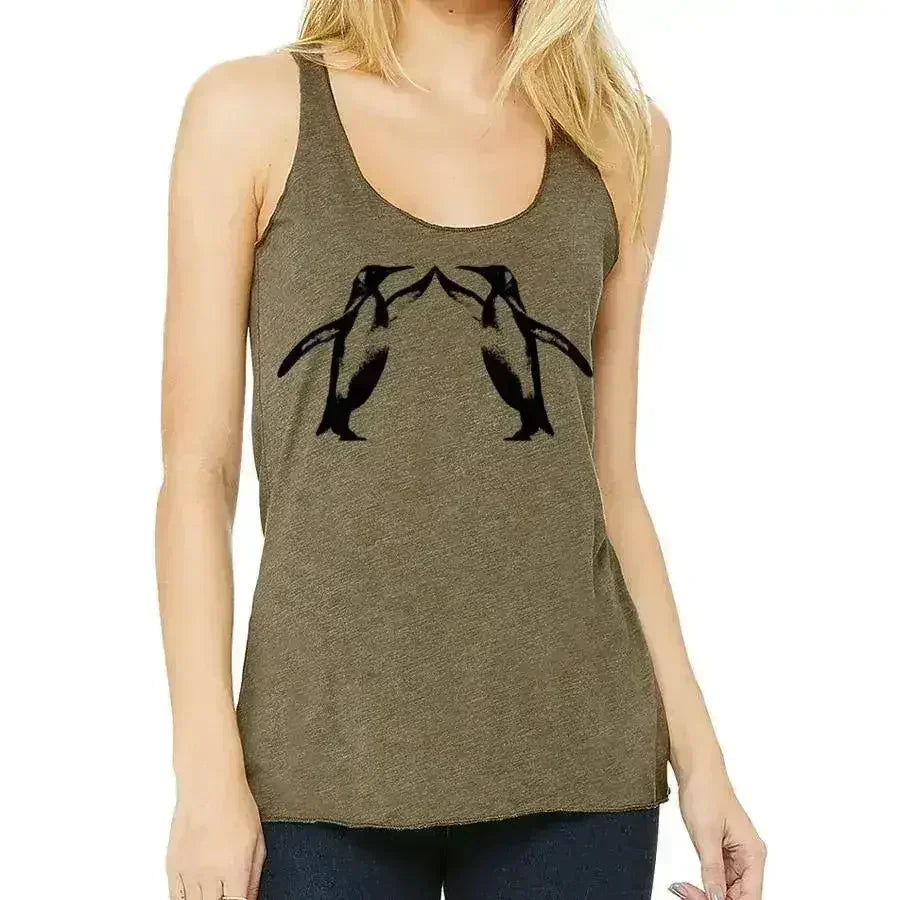Penguin high five racerback - SJB-DIAMOND ELITES