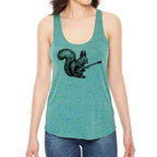 Squirrel Playing Guitar Racerback - SJB-DIAMOND ELITES