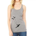 Flying bird swing racerback tank top - SJB-DIAMOND ELITES