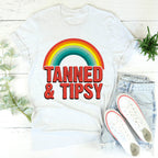Tanned & Tipsy Tee