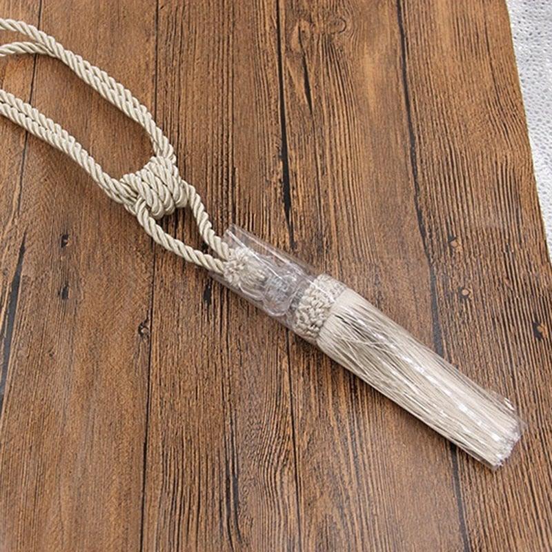 Tassel Curtain Tieback Crystal Bead Hanging Ball Tie Room Accessories Holder Buckle Rope Bandage Holdback Window Shade Curtain Tie Back Tassel Tie Backs for Curtain Beautiful Curtain Holdback Rope Stevvex