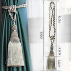 Tassel Curtain Tiebacks Home Decoration Handmade Curtain Holders Clips Hanging Balls Curtain Accessories Curtain Tie backs Curtain Handmade Tiebacks Decorative Curtain Holdbacks With Tassel Stevvex