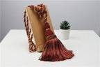 Tassel Curtain Tiebacks Home Decoration Handmade Curtain Holders Clips Hanging Balls Curtain Accessories Curtain Tie backs Curtain Handmade Tiebacks Decorative Curtain Holdbacks With Tassel Stevvex