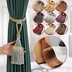 Tassel Curtain Tiebacks Home Decoration Handmade Curtain Holders Clips Hanging Balls Curtain Accessories Curtain Tie backs Curtain Handmade Tiebacks Decorative Curtain Holdbacks With Tassel Stevvex
