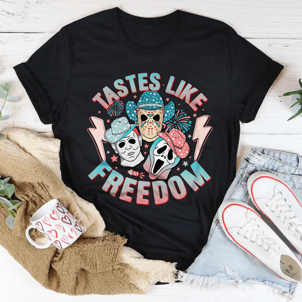 Tastes Like Freedom Tee Peachy Sunday