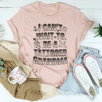 Tattooed Grandma Tee Peachy Sunday