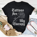 Tattoos Are My Therapy Tee Peachy Sunday
