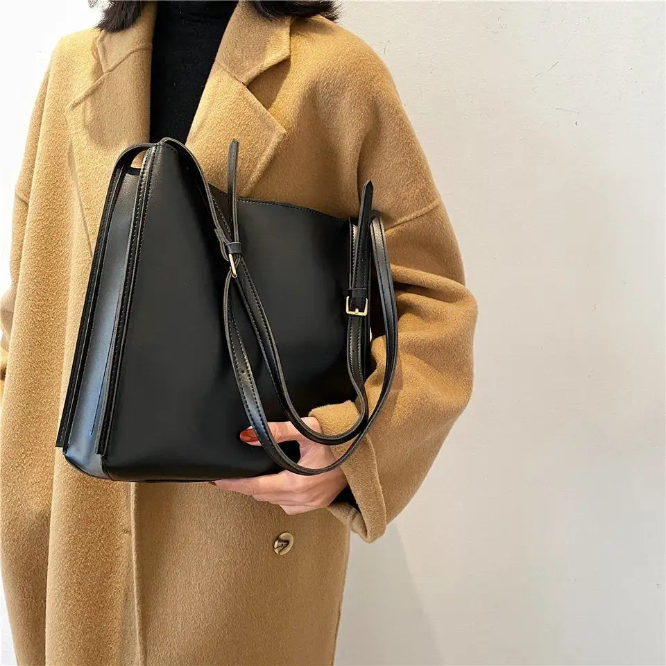 Olives Vegan Leather Tote Pi-Mart