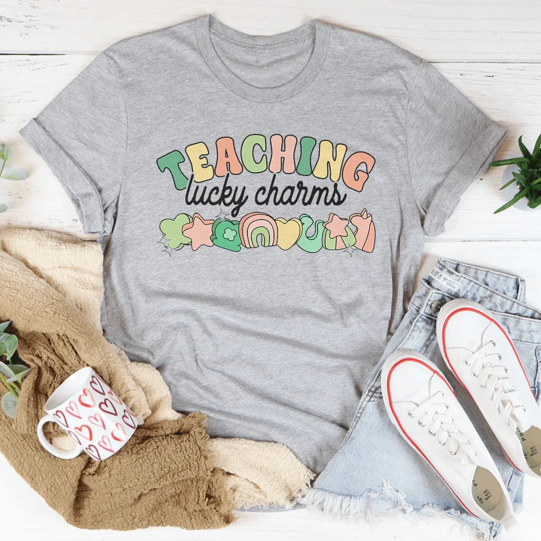 Teaching Lucky Charms Tee Peachy Sunday