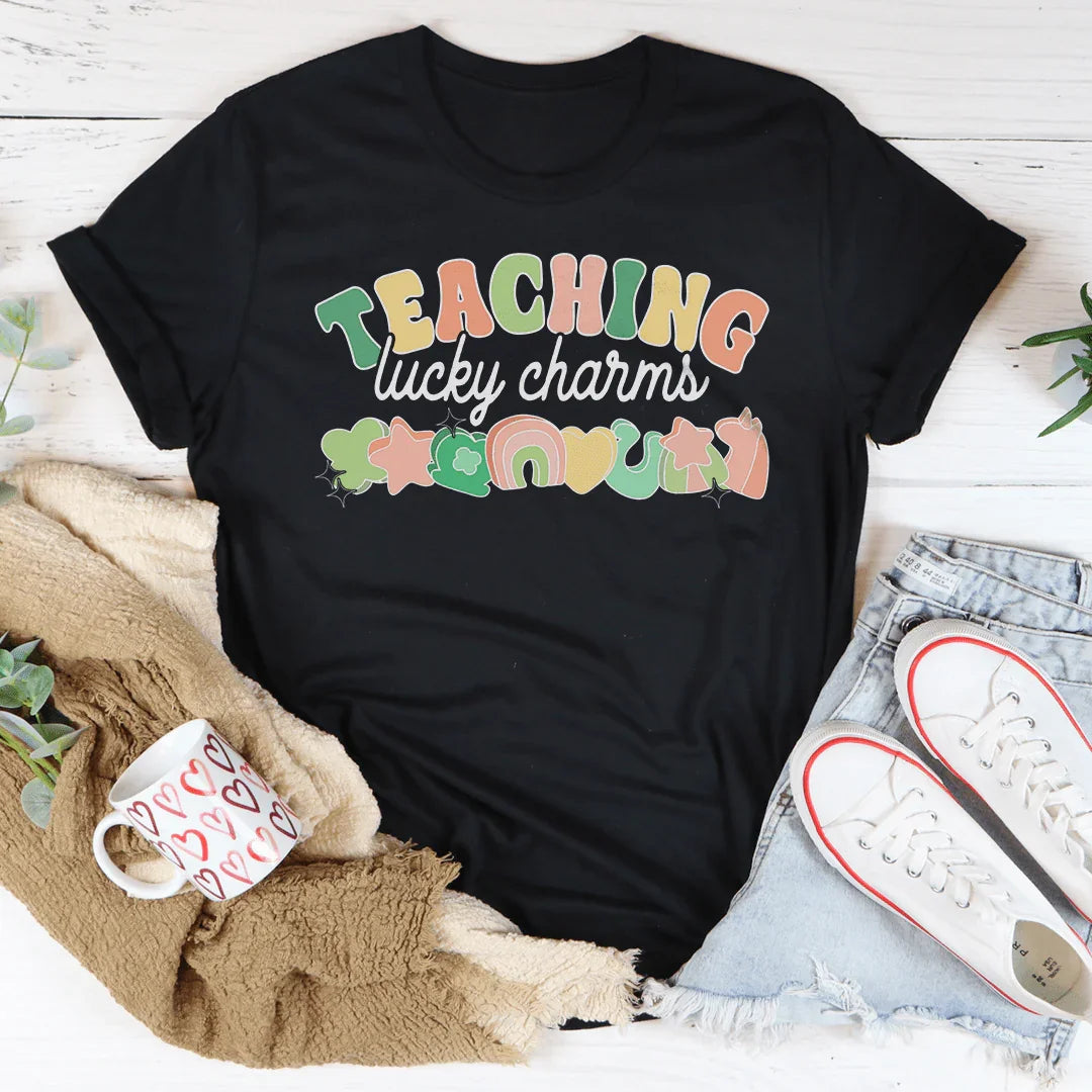Teaching Lucky Charms Tee Peachy Sunday