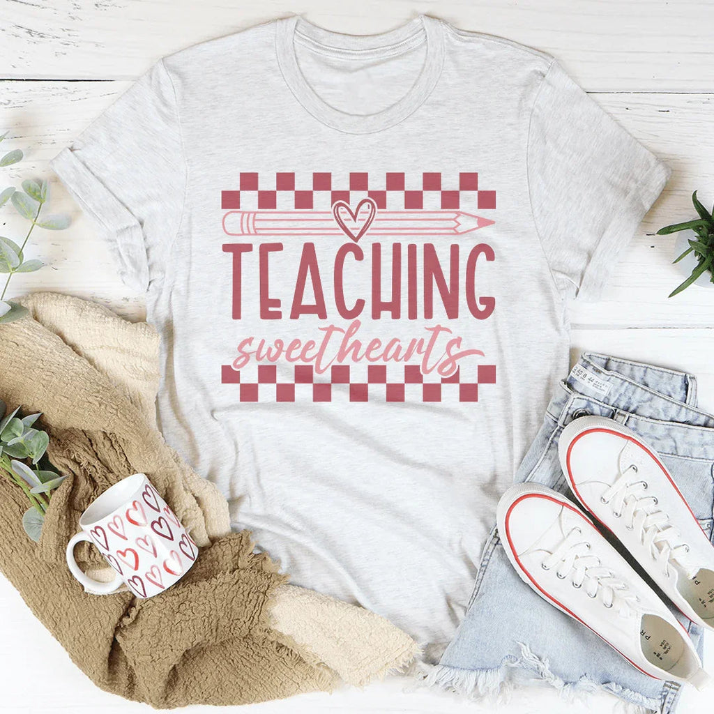 Teaching Sweethearts Tee Peachy Sunday
