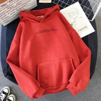 Teens Girls Funny Letter Oversized Hoodies Women Sweatshirts Hooded Sweats Long Sleeve Autumn Warm Women's Clothing Letter Slogan Printed Oversized Hoodies Autumn Black Tops Streetwear Stevvex