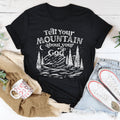 Tell Your Mountain About Your God Tee Peachy Sunday