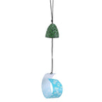 Temple Bell Pendant Lucky Wind Chimes Japanese Lucky Feng Shui Small Wind Chime Sound Clapper Home Garden Outdoor Decor Gift Cast Iron Outdoor For Good Luck Home Garden Patio Hanging Decoration Gift Stevvex