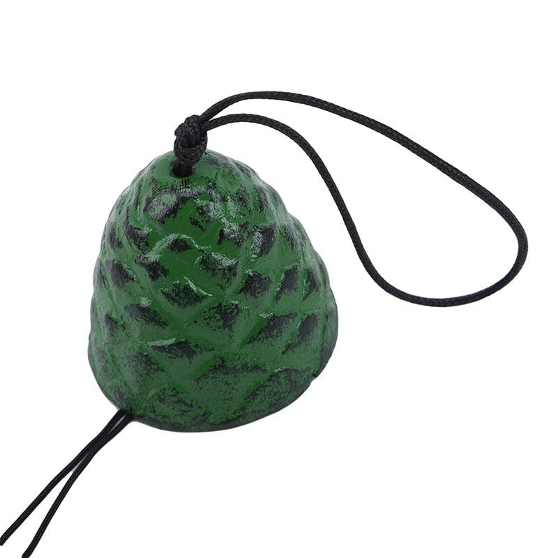 Temple Bell Pendant Lucky Wind Chimes Japanese Lucky Feng Shui Small Wind Chime Sound Clapper Home Garden Outdoor Decor Gift Cast Iron Outdoor For Good Luck Home Garden Patio Hanging Decoration Gift Stevvex