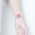 Temporary 3D Rose Flower Tattoos Sticker Body Art Tattoo Sticker Waterproof Luxury Tattoo Rose Lotus Flower Fashion Sticker For Womens Stevvex