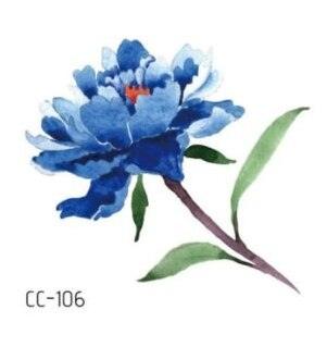 Temporary 3D Rose Flower Tattoos Sticker Body Art Tattoo Sticker Waterproof Luxury Tattoo Rose Lotus Flower Fashion Sticker For Womens Stevvex