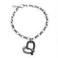 Temptation Snake Charm Bracelet Stainless Steel Gothic